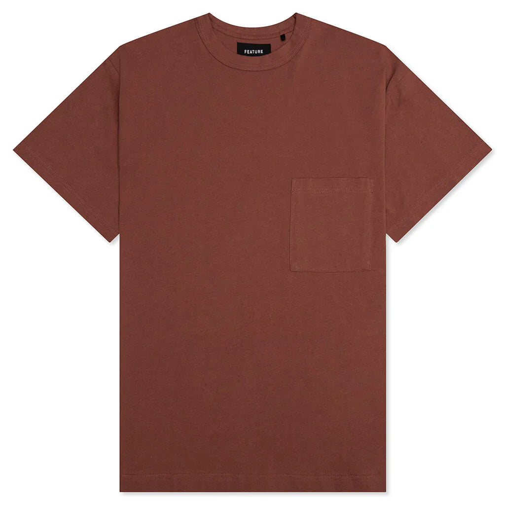 Jersey Braque Pocket Tee Clay