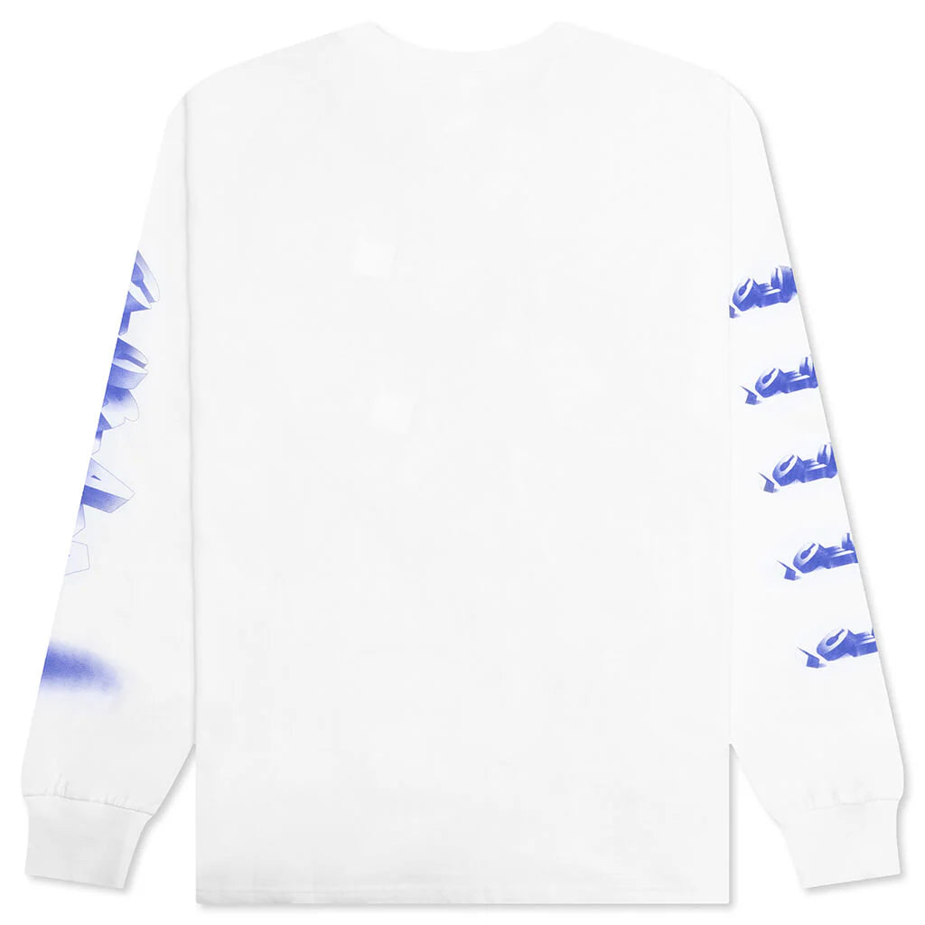 Count Em L S Knit White