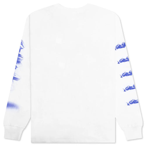 Count Em L S Knit White