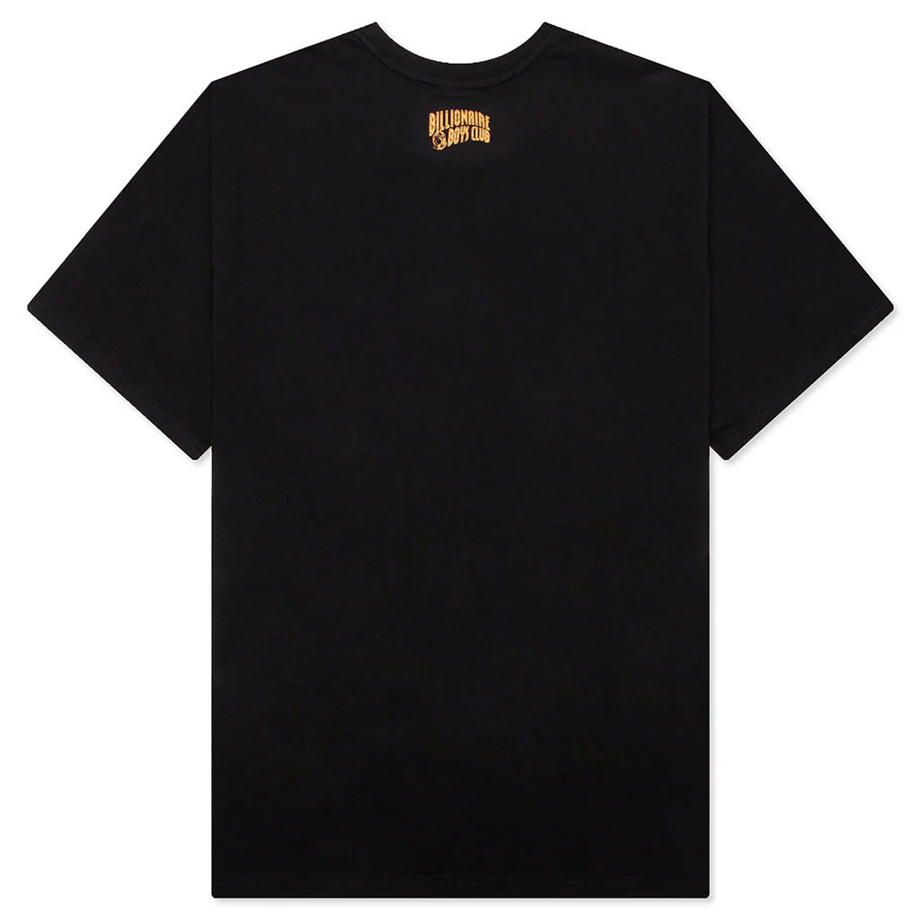 BB Astro Floral S S Tee Black