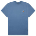 S S Hudson Pocket T Shirt Sorrent Chalk Wash
