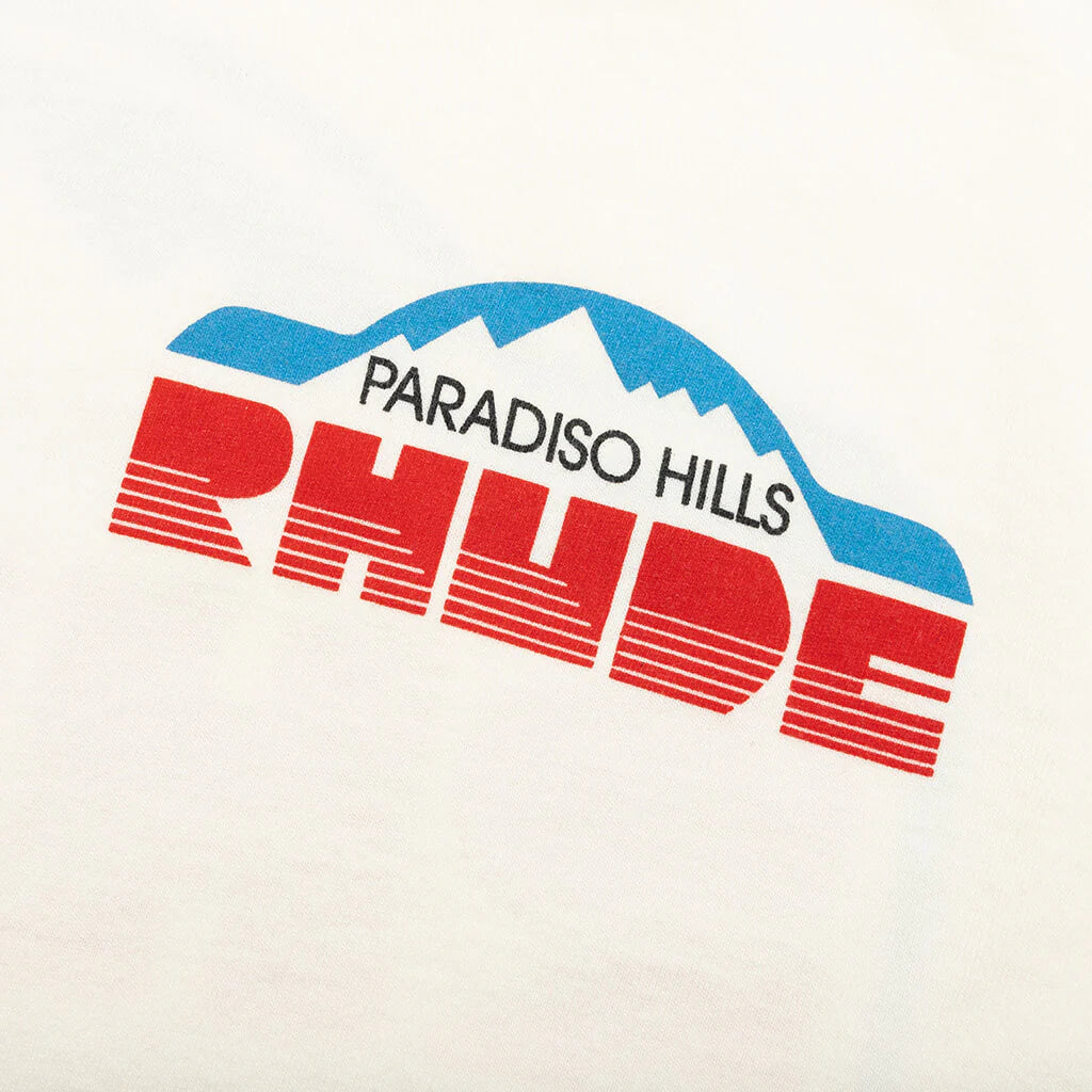 Paradiso Rally Tee Vintage White