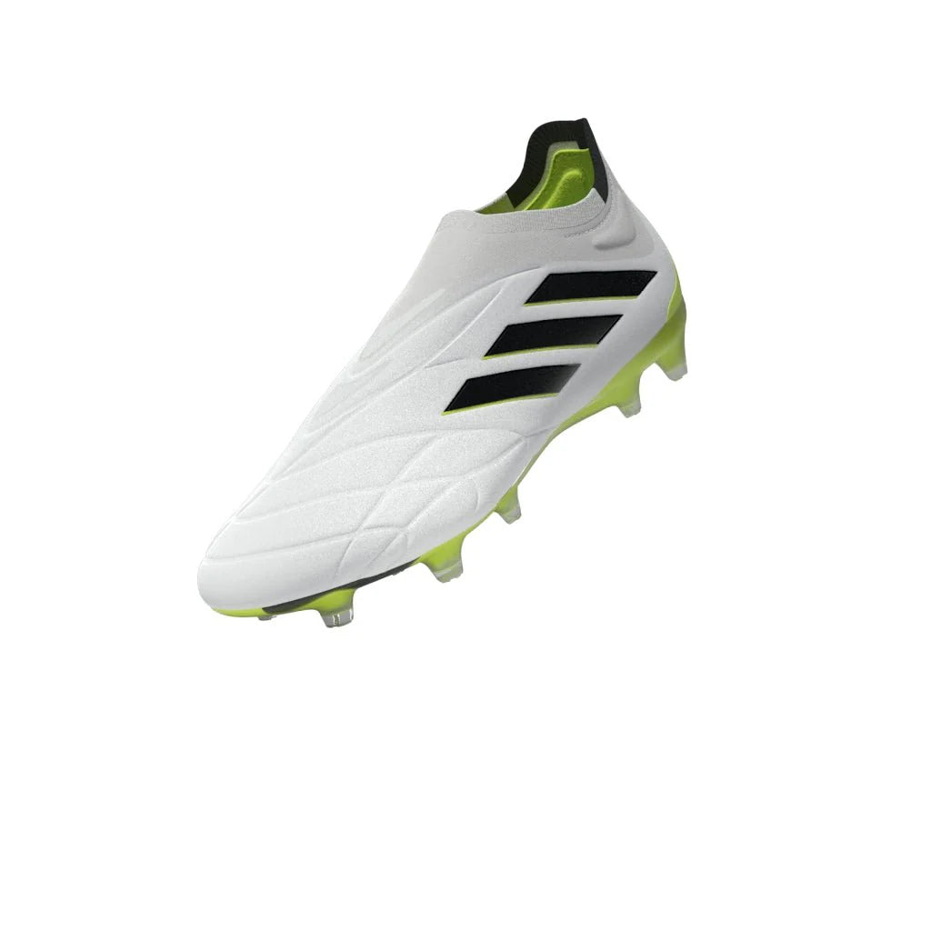 adidas Copa Pure FG Firm Ground Soccer Cleats White Black Lucid Lemon