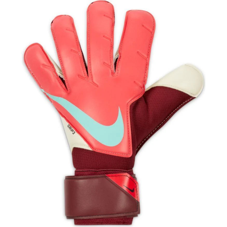 Nike Grip3 Goalkeeper Gloves Siren Red Blue