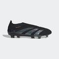 adidas Predator Elite Laceless FG Laceless Firm Ground Soccer Cleats Black Carbon Gold Metallic