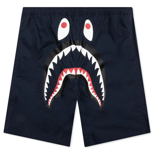 Color Camo Shark Reversible Shorts Purple