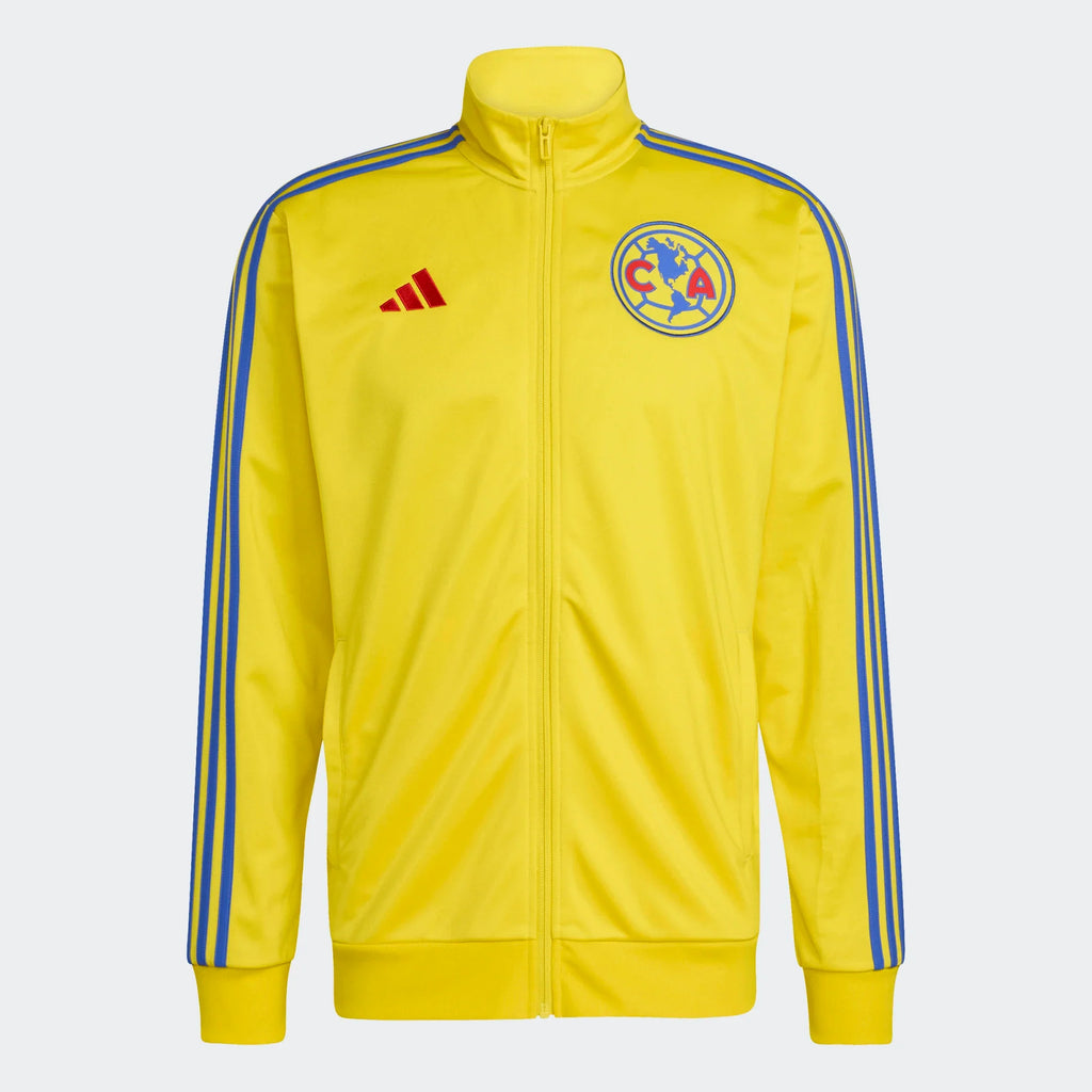 adidas Club America DNA Track Top Mens Soccer Jacket Yellow