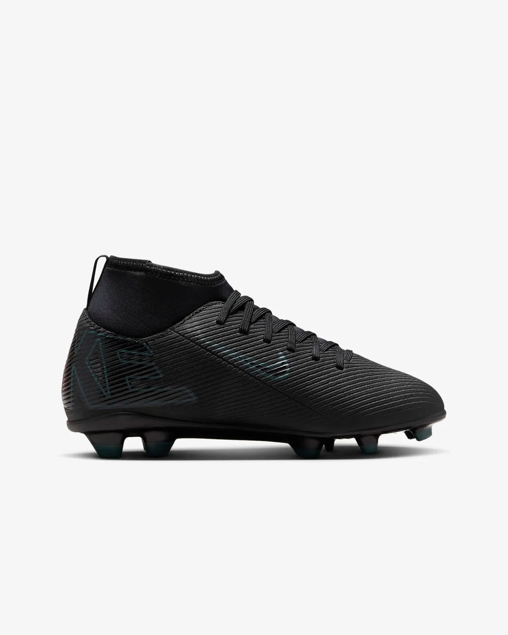 Nike Jr Superfly 10 Club FG Firm Ground Soccer Cleats Black Deep Jungle Black