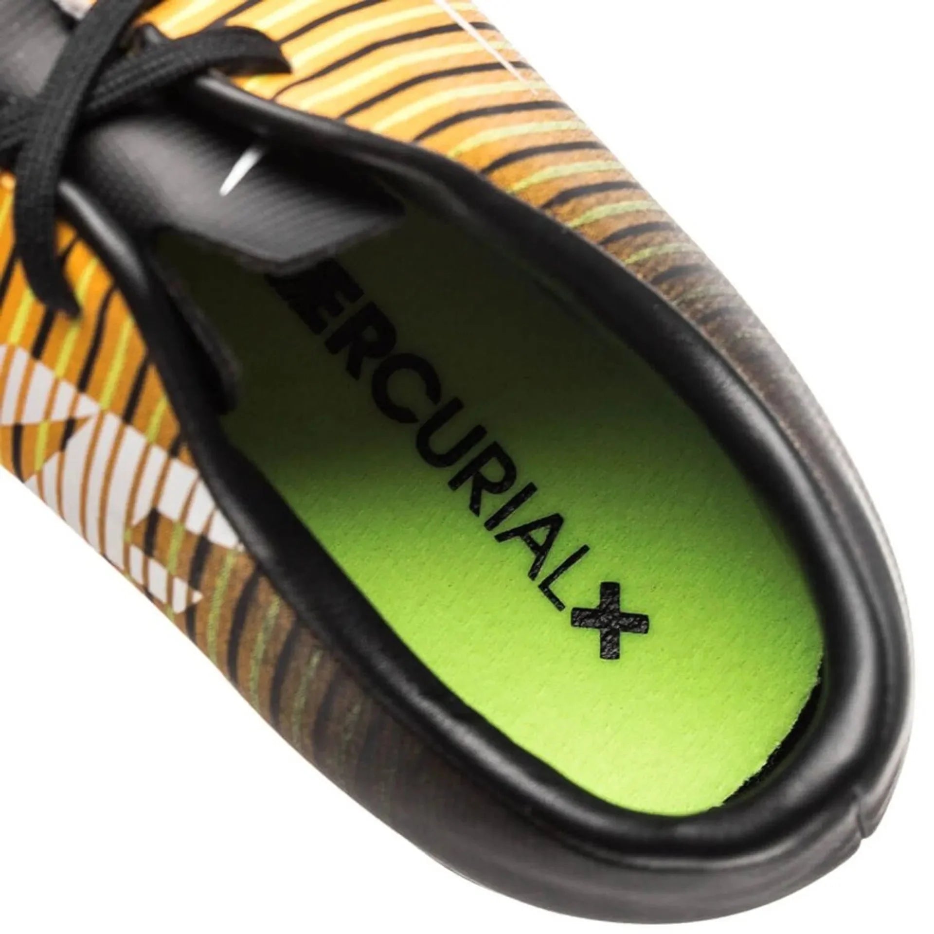 Nike Jr MercurialX Vapor XI IC Indoor Soccer Shoes Laser Orange Black White Volt
