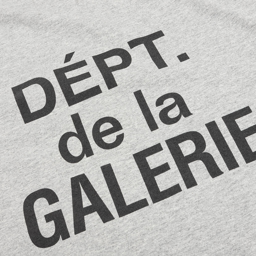 French Collector L S Tee Heather Grey