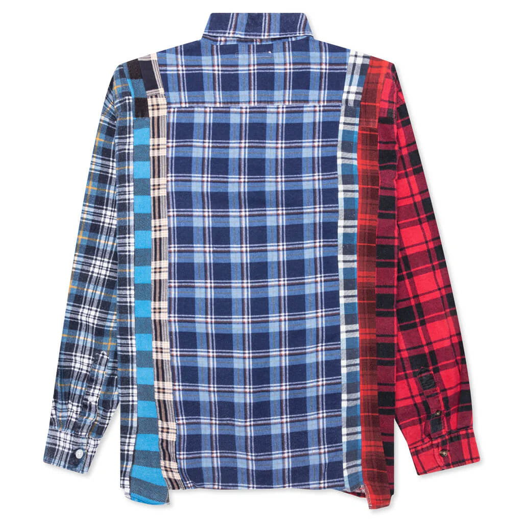 Flannel Shirt 7 Cuts Wide Shirt Assorted