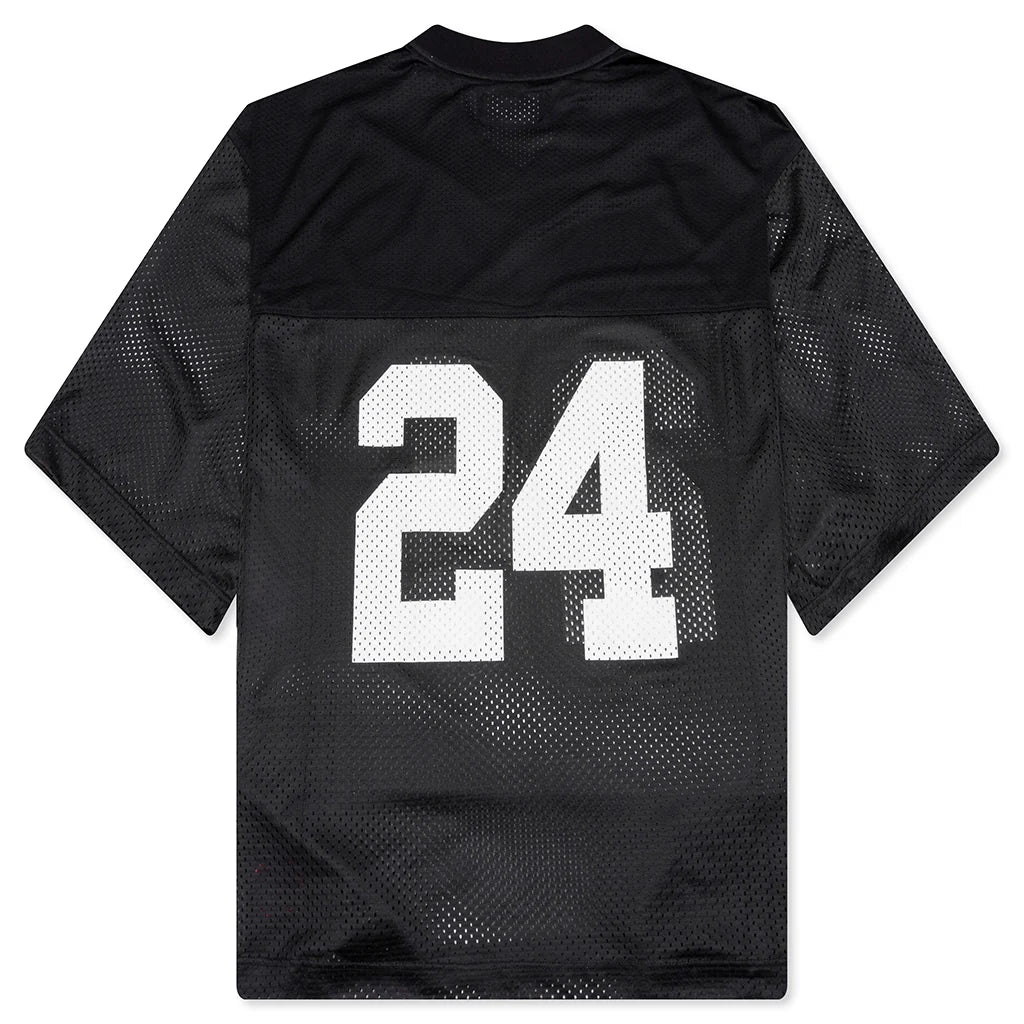 24 Mesh Boxy Jersey Black
