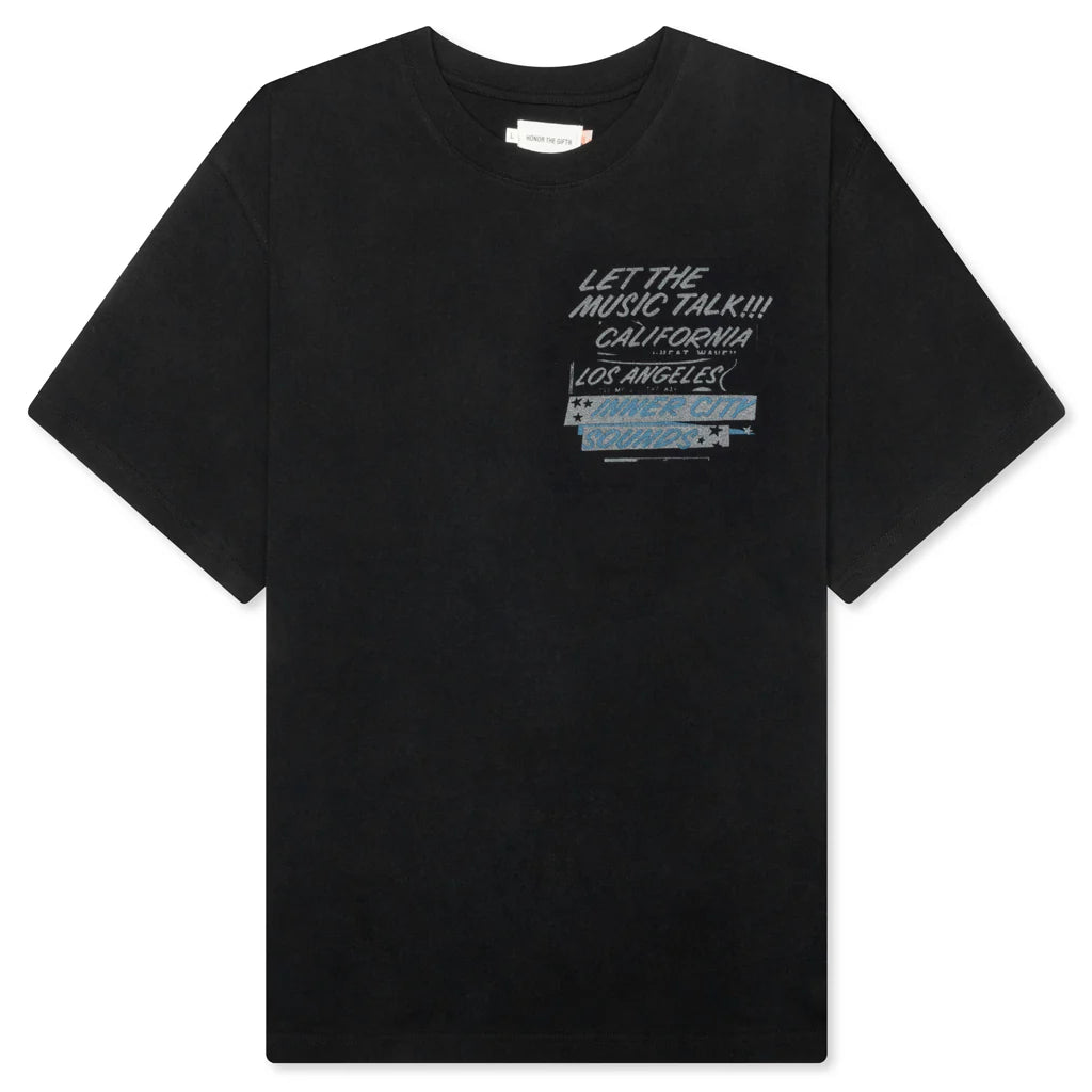 Music Language Tee Black