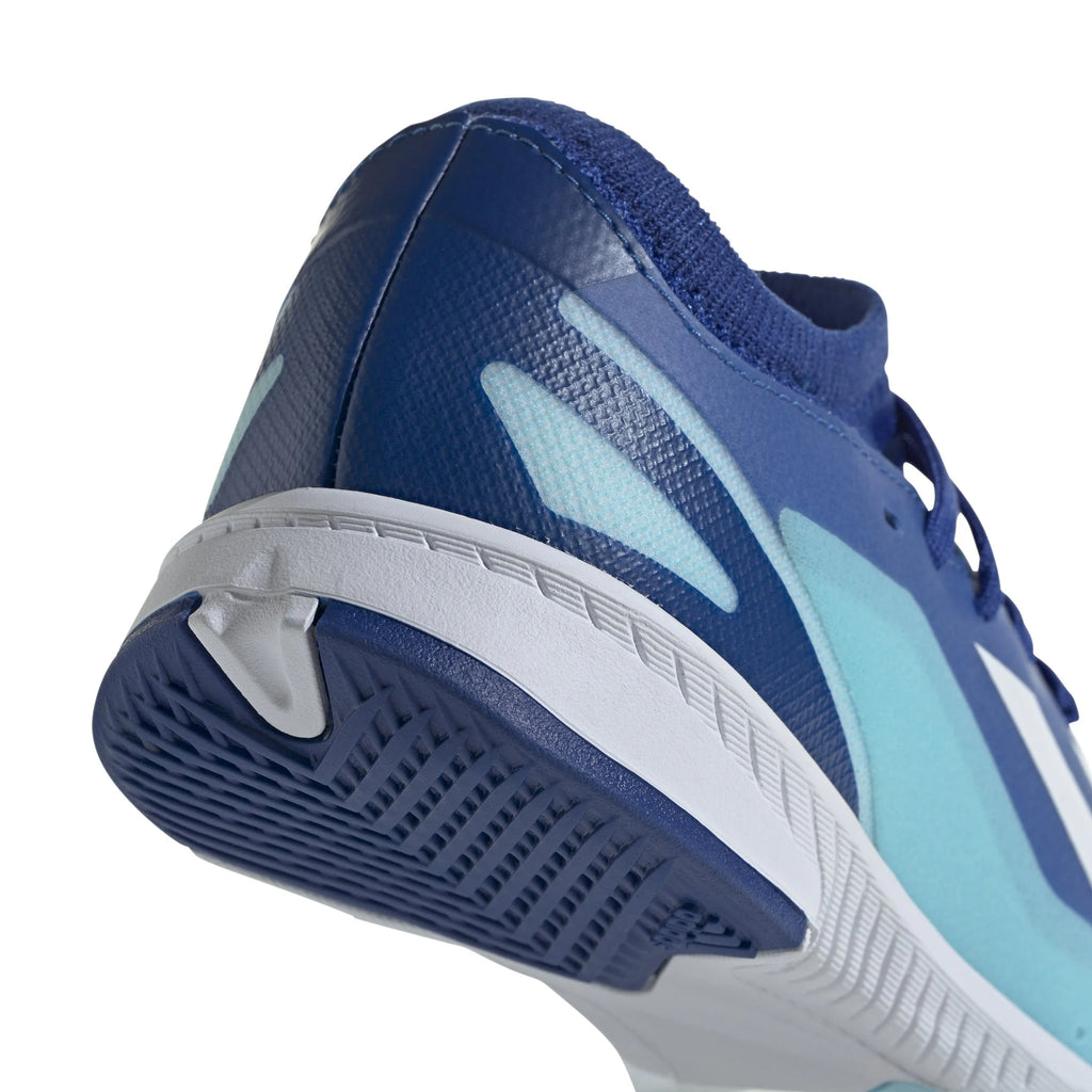 adidas X Crazyfast3 IN Junior Indoor Soccer Shoes Royal White