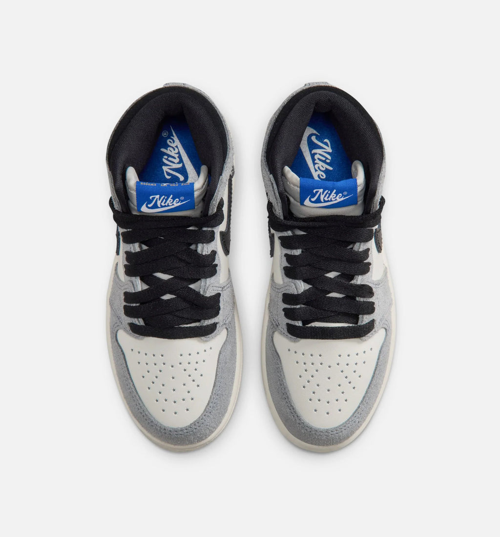 Air Jordan 1 Retro High OG Cool Grey Preschool Lifestyle Shoe Cool Grey Black Sail Game Royal