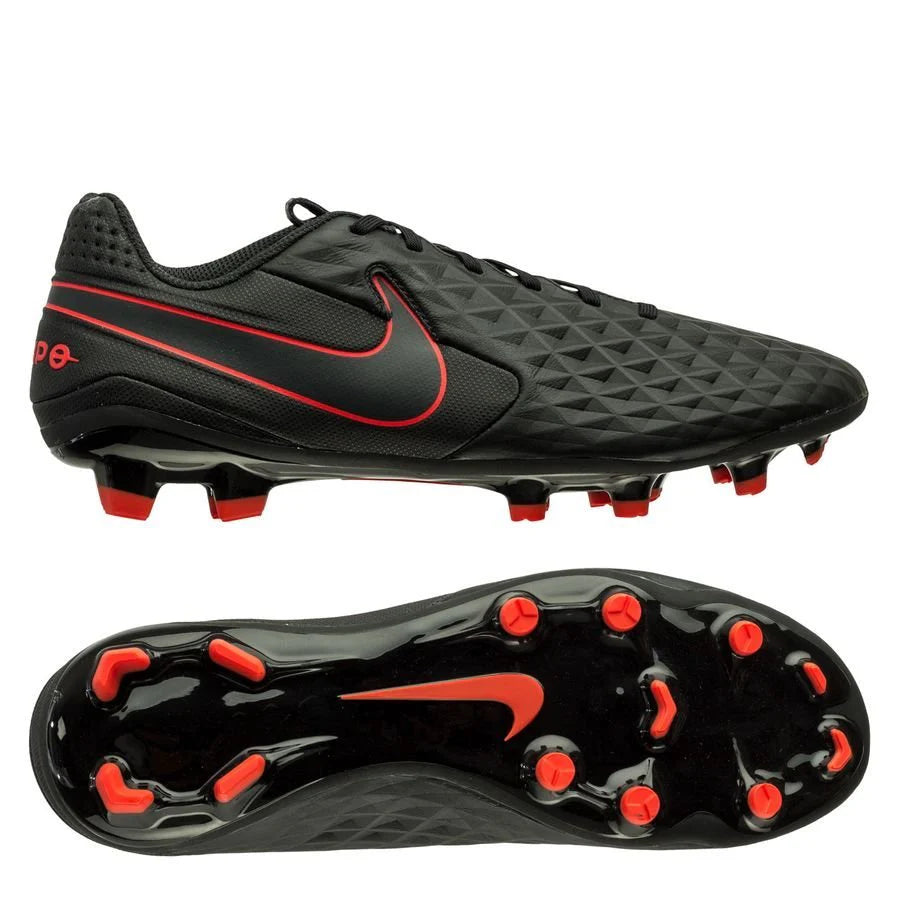 Nike Legend 8 Academy FG Firm Ground Soccer Cleats Black Red
