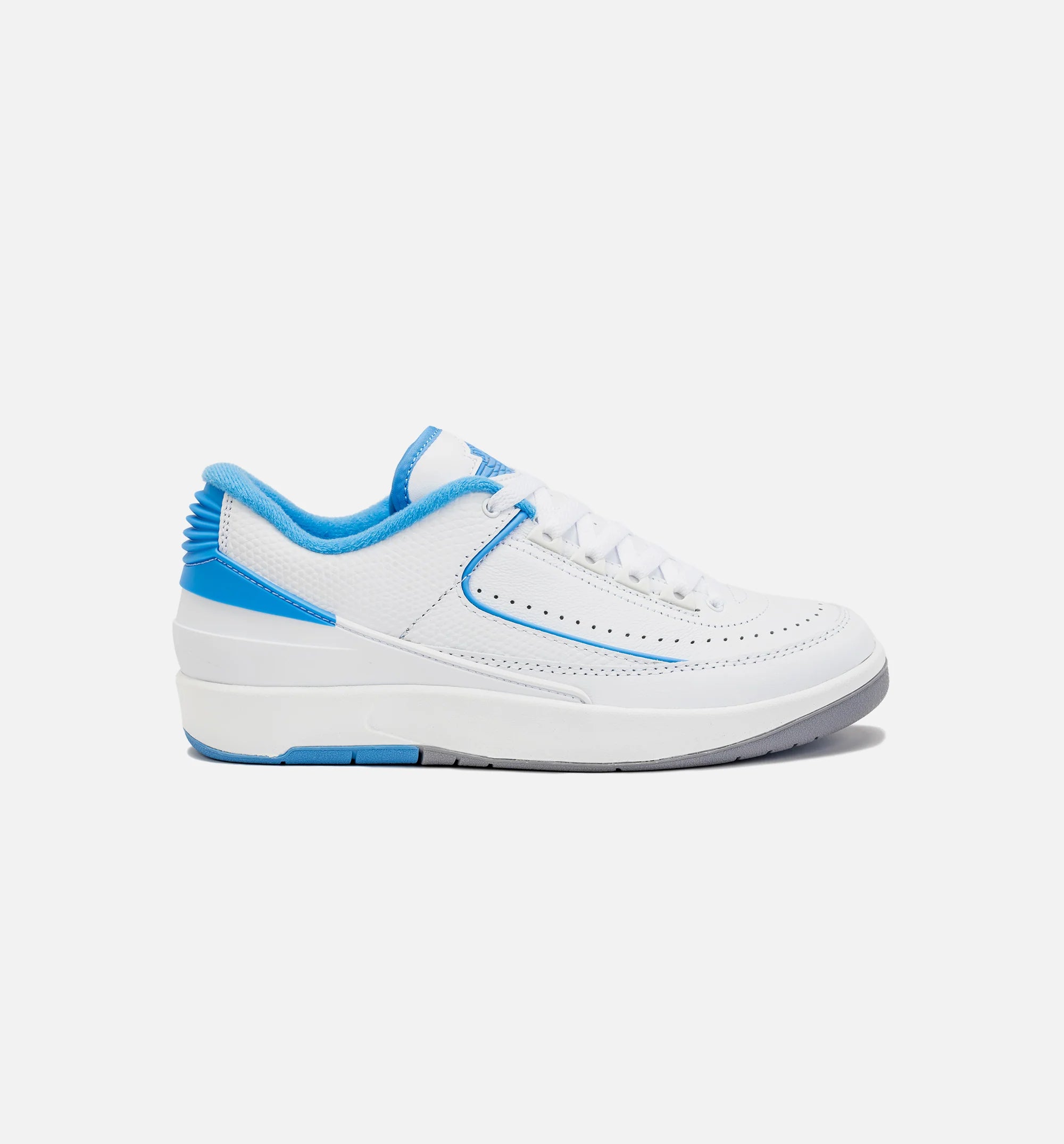 Air Jordan 2 Retro Low University Blue Grade School Lifestyle Shoe White Blue