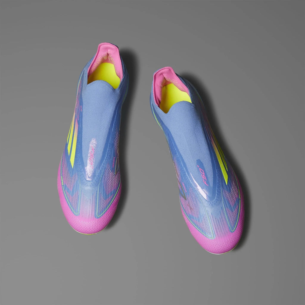 adidas F50 FG Mens Soccer Cleats Blue Fusion Lemon Pink