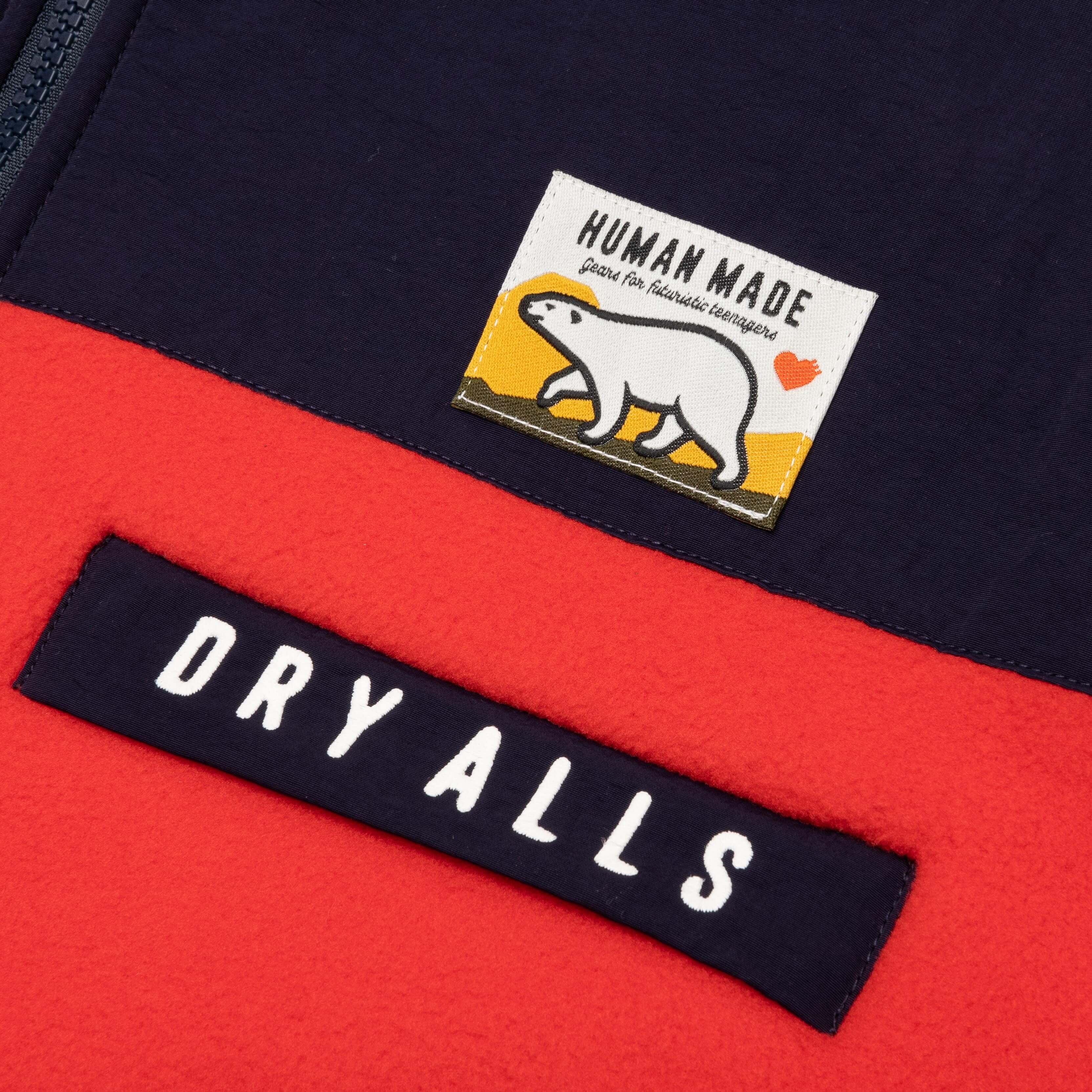 Fleece Half Zip Jacket Red