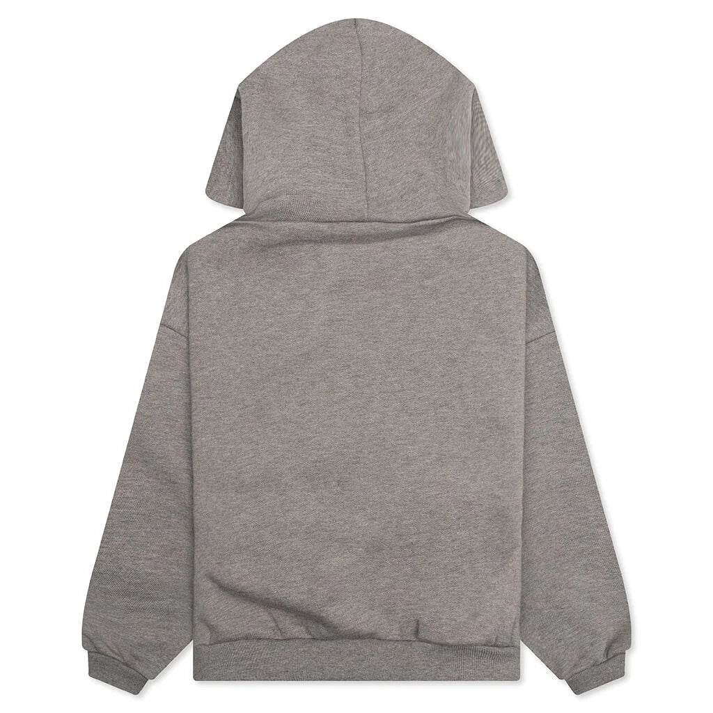 Kids Fleece Hoodie Heather Gray
