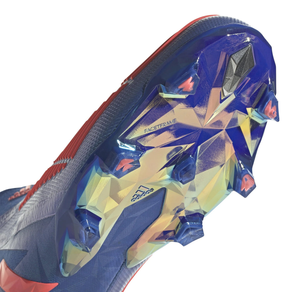 adidas Predator Edge FG Firm Ground Boots Hi Res Blue Turbo Hi Res Blue