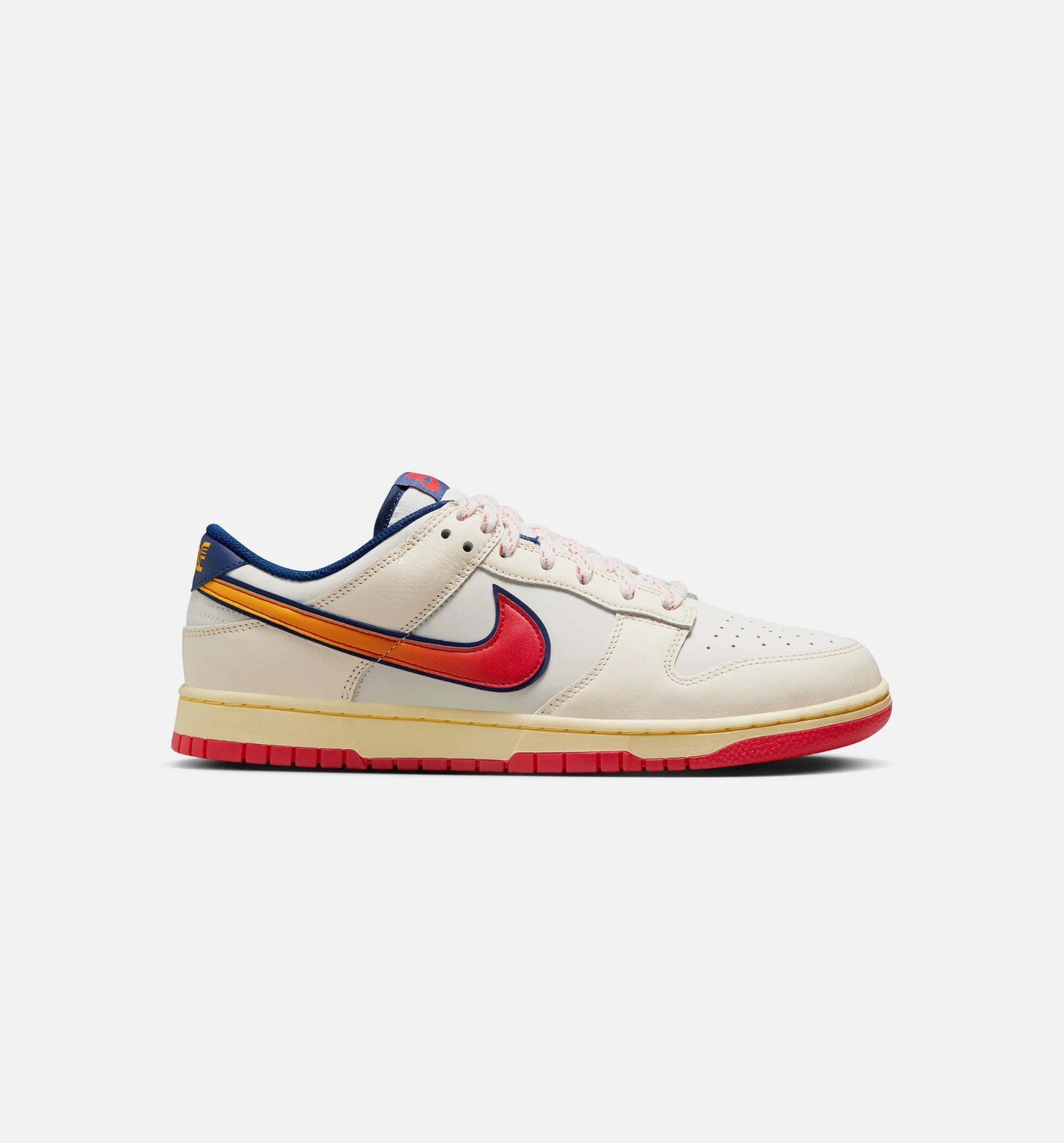 Dunk Low Retro SE Mens Lifestyle Shoe Pale Ivory Light Crimson Sail University Gold Blue Void Sail