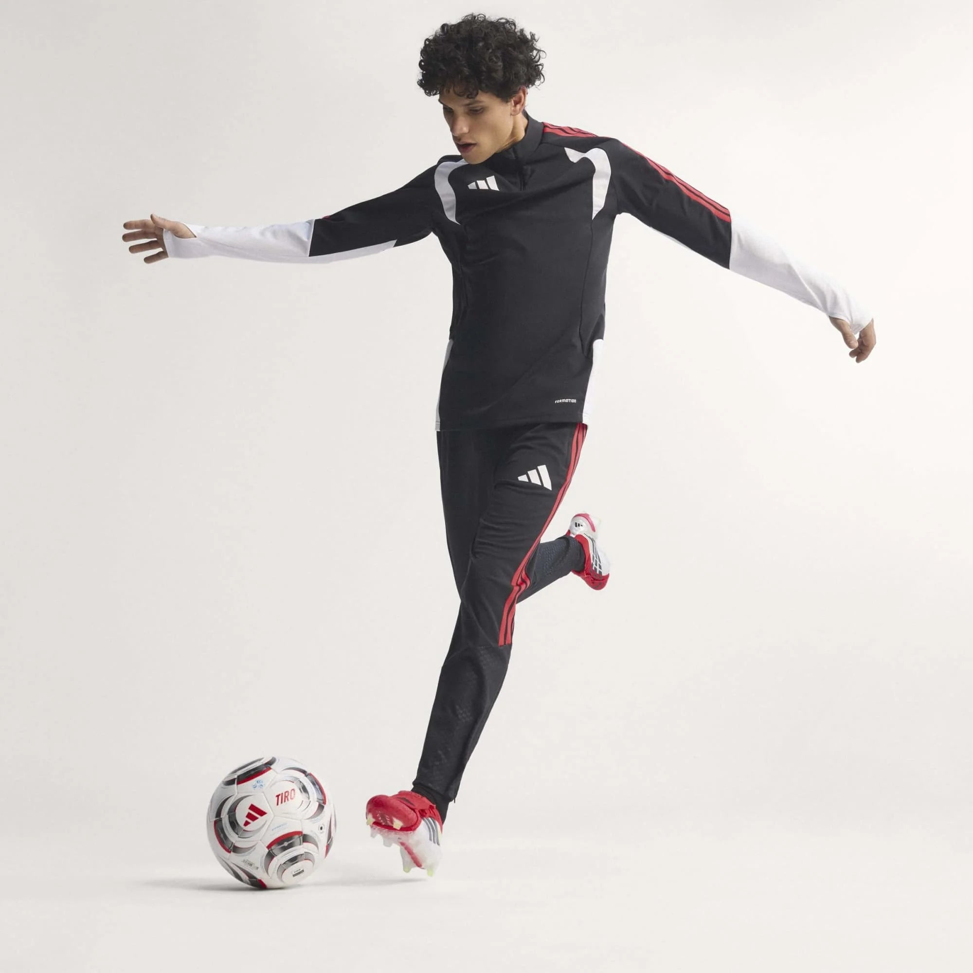 adidas Predator Elite Fold Over Tongue FG Firm Ground Mens Soccer Cleats Lucid Red Black White