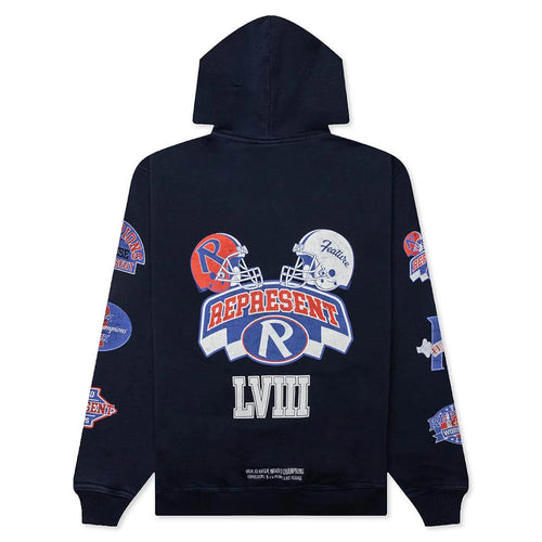 Feature x Represent Champions Hoodie Midnight Navy