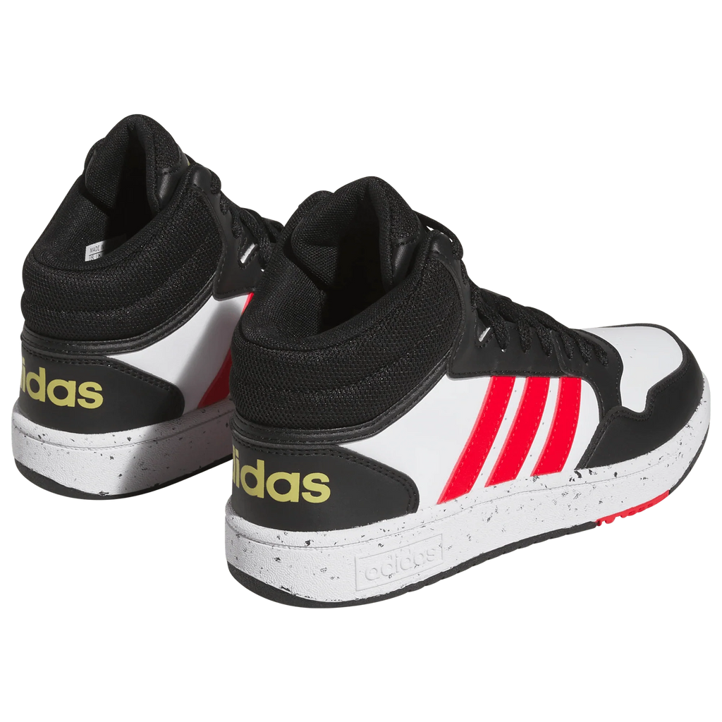 adidas Kids Hoops Grand Court White Silver Size 1