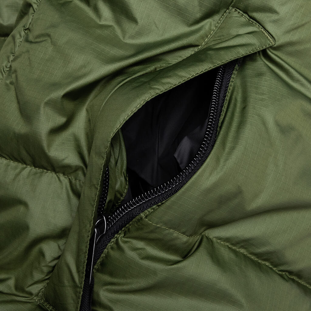 1996 Retro Nuptse Vest Woodland Green
