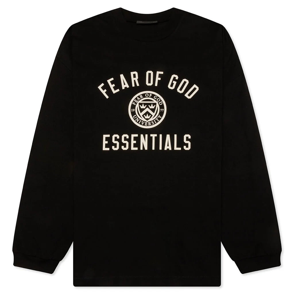 Jersey Long Sleeve Tee Black
