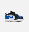 Air Jordan 1 Low Alt Royal Toe Infant Toddler Lifestyle Shoe Black White Royal Blue