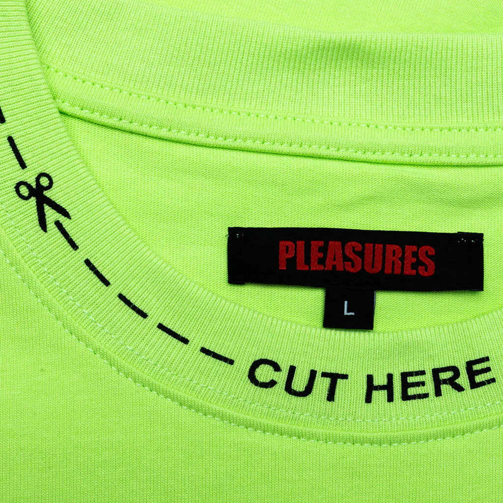 Cut Here Heavyweight Shirt Lime