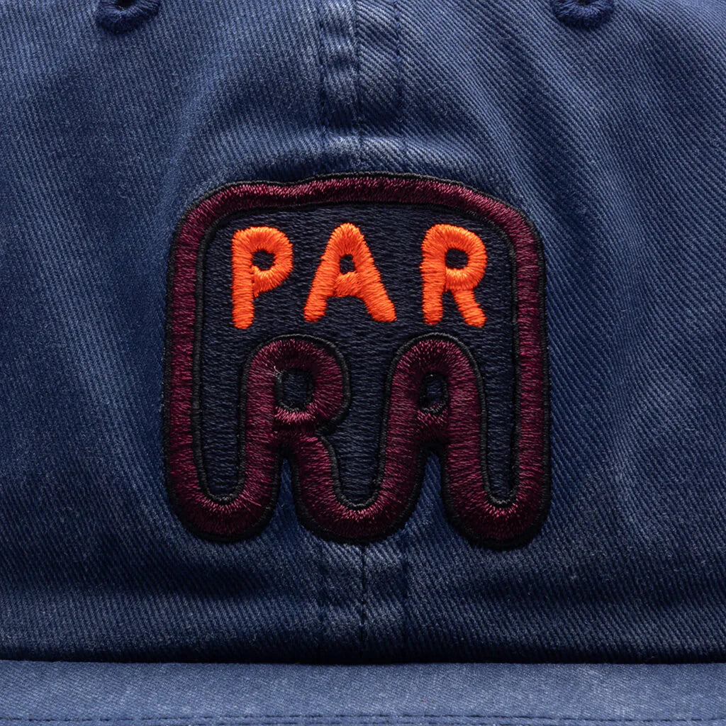 Fast Food Logo 6 Panel Hat Navy Blue