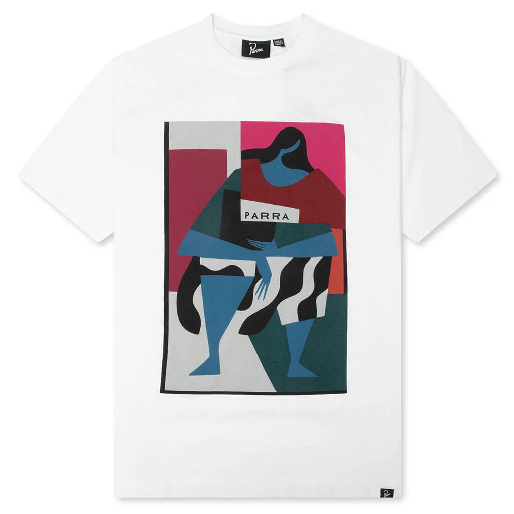 Reading The Square T Shirt White