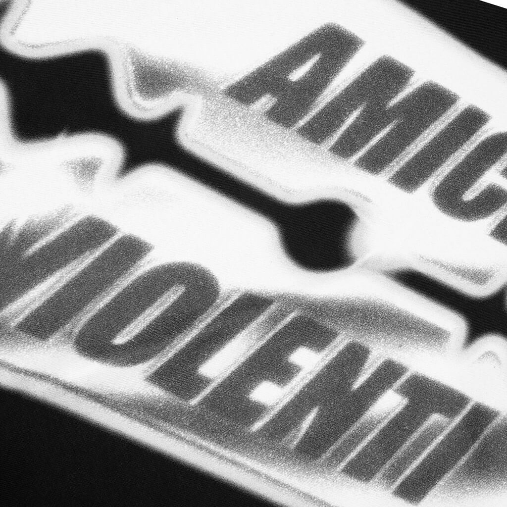 No Name A L S Tee Black White