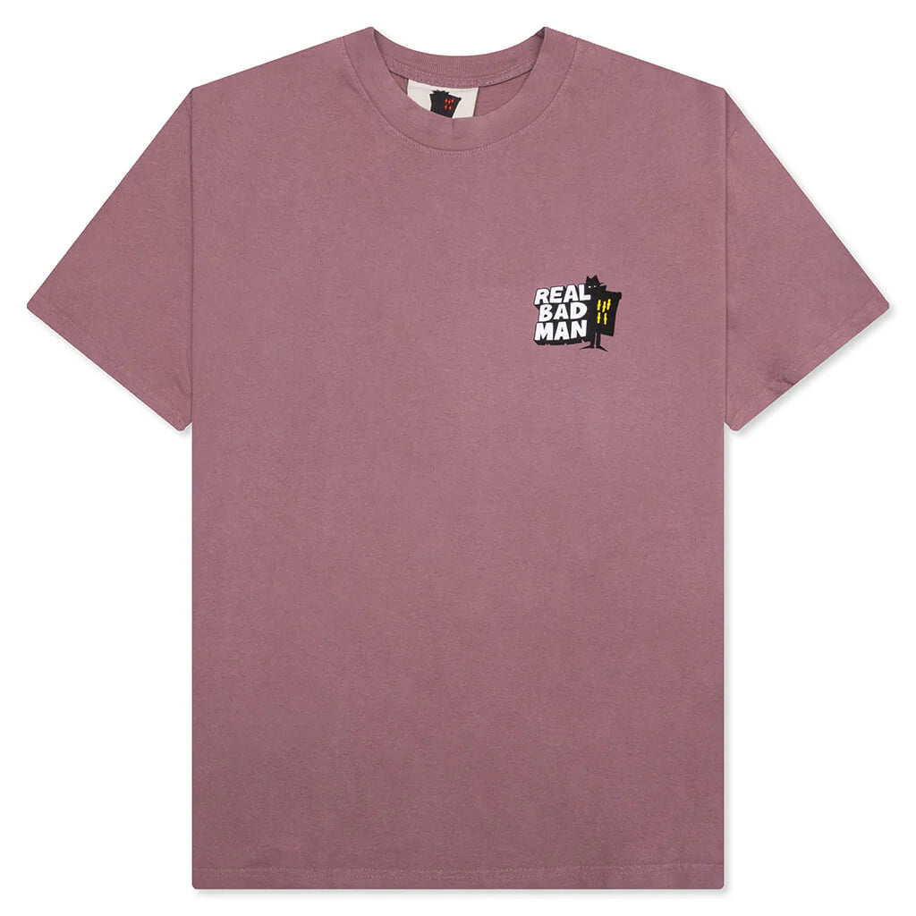 Masked Men S S Tee Mauve