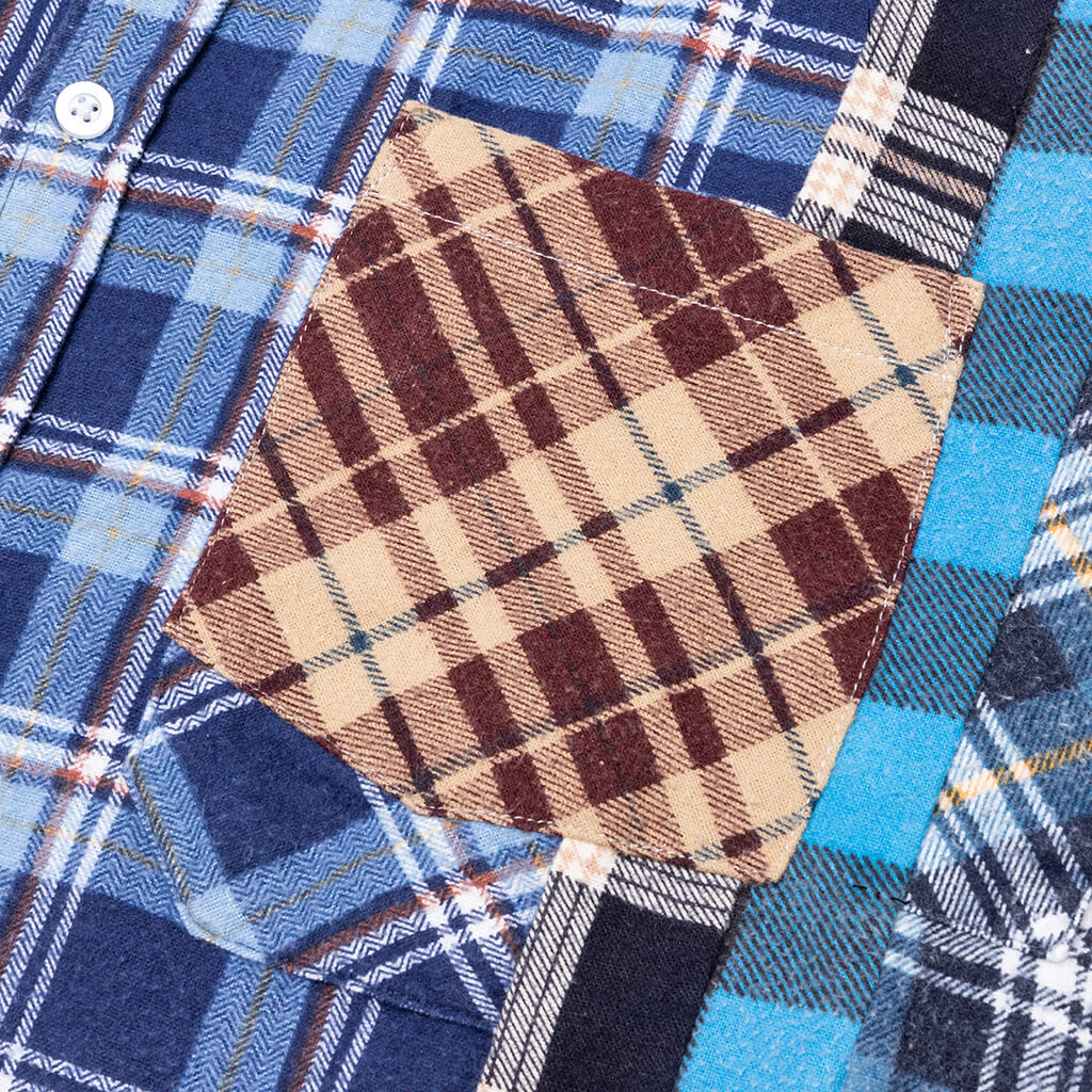Flannel Shirt 7 Cuts Wide Shirt Assorted