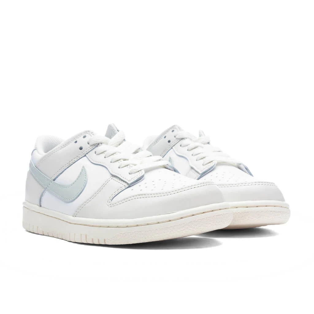 Dunk Low GS White Light Silver Phantom