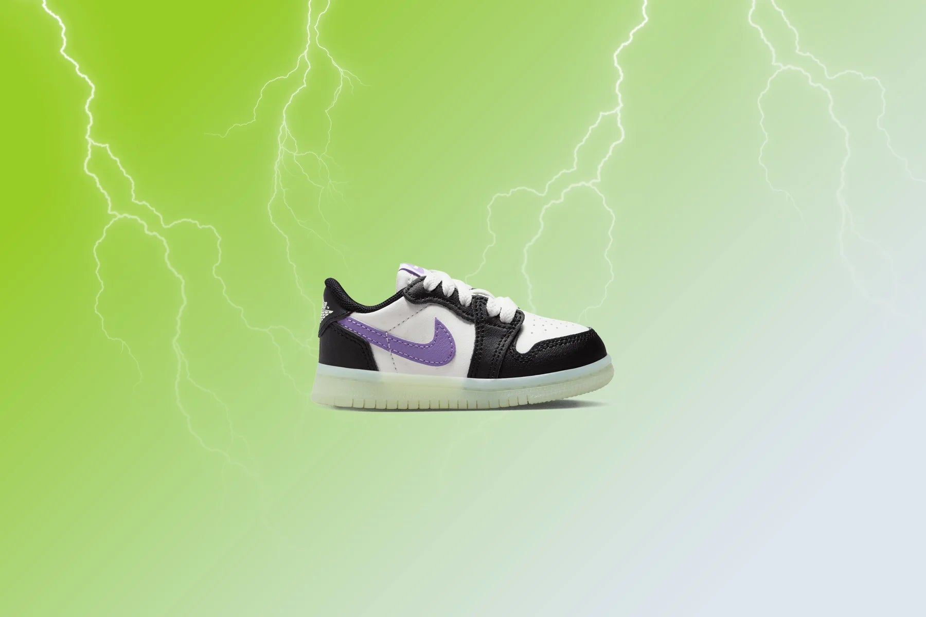 Air Jordan 1 Retro Low OG TD Black Black Raspberry Volt TInt