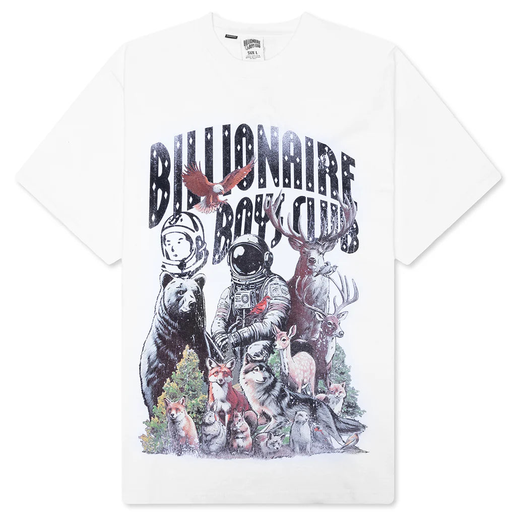 Smokey S S Tee White