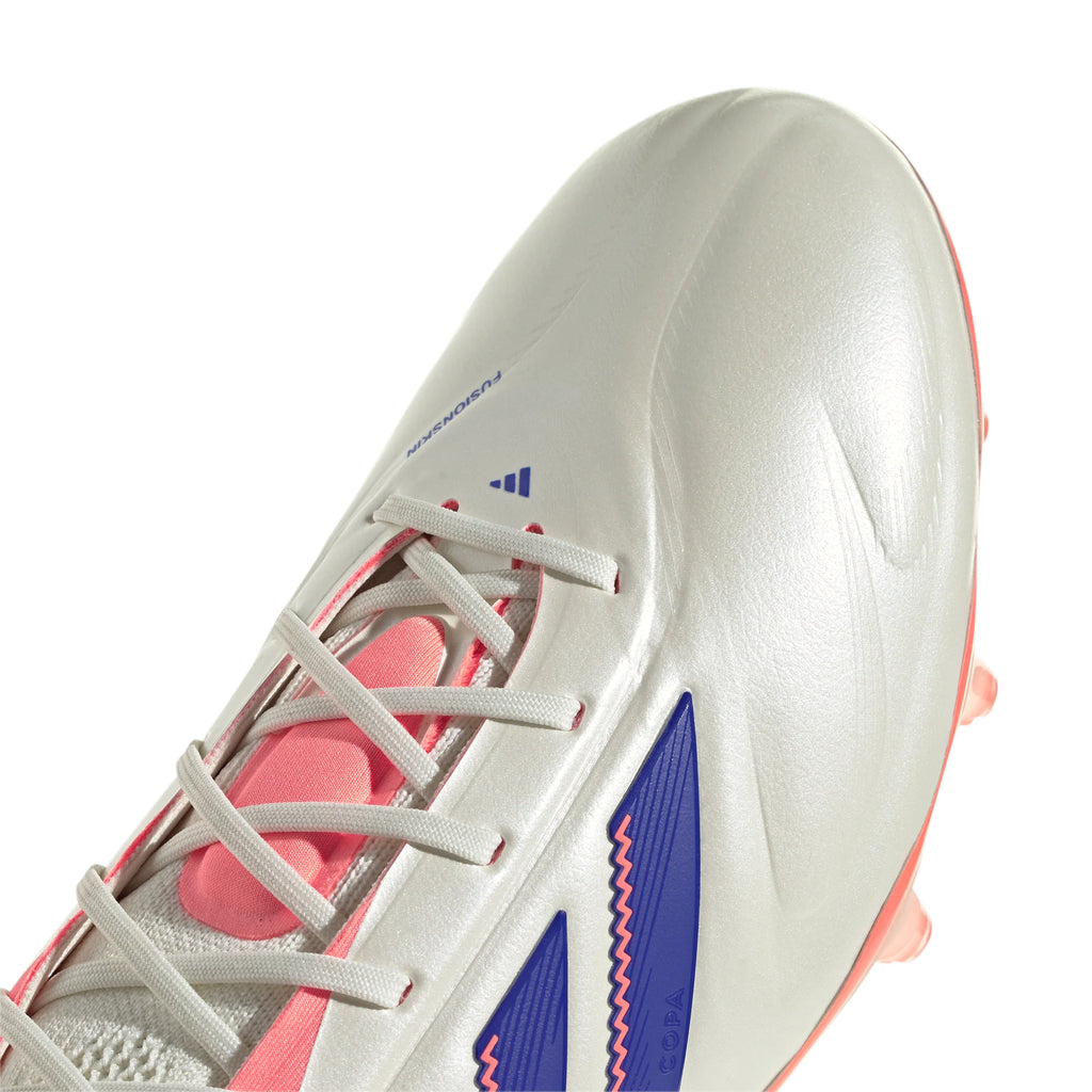 adidas Copa Pure III Elite FG Mens Soccer Cleats White Blue Orange