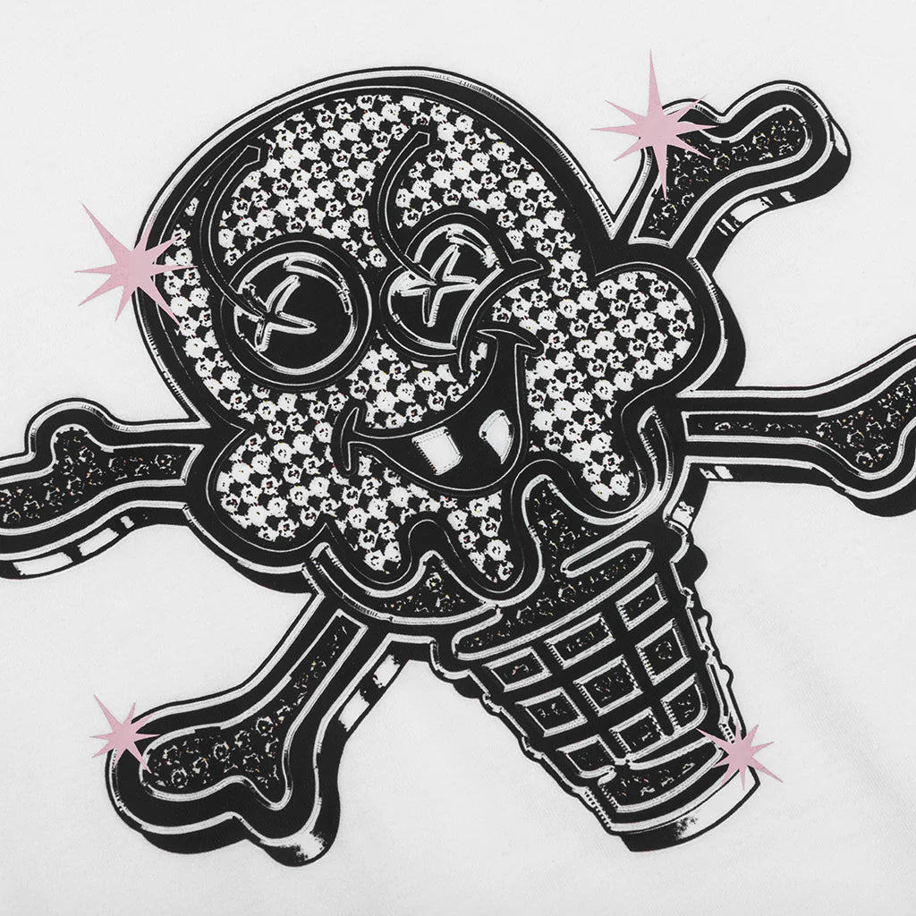 Cart S S Tee White