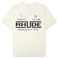 Rhude Regatta Club Tee Vintage White Black Green