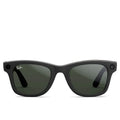 Meta Wayfarer Large Matte Black Transitions Graphite Green