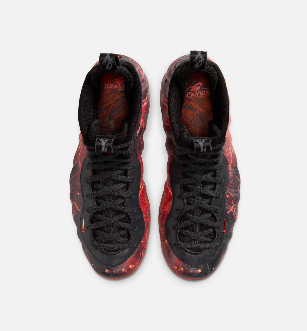 Air Foamposite One x Stranger Things Vecna Mens Lifestyle Shoe Black Bright Crimson Off Noir