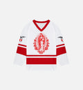 All Eyez Hockey Mens Jersey Red White