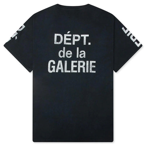 French Collector Tee Washed Black