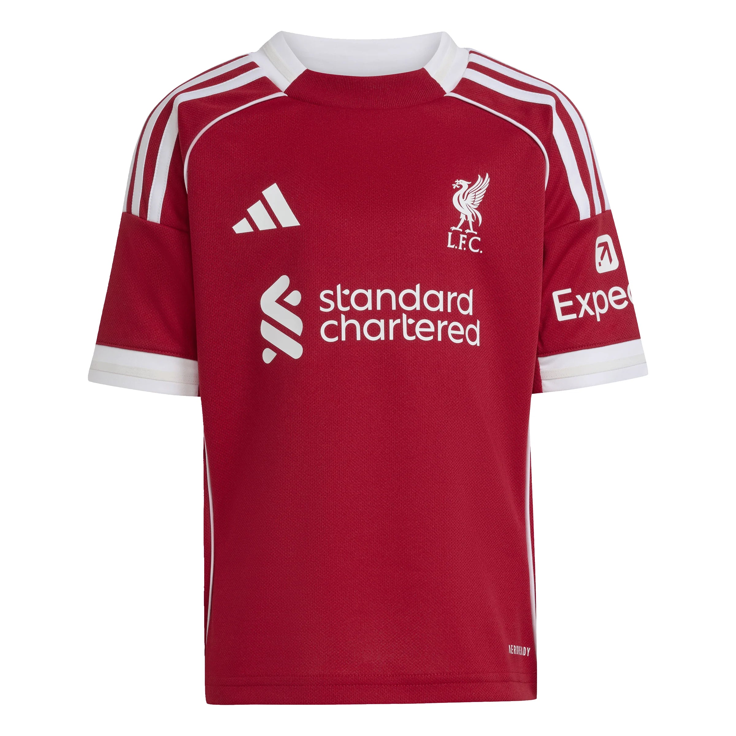 adidas Liverpool FC Home Mini Kit Youth Soccer 25 26 Red