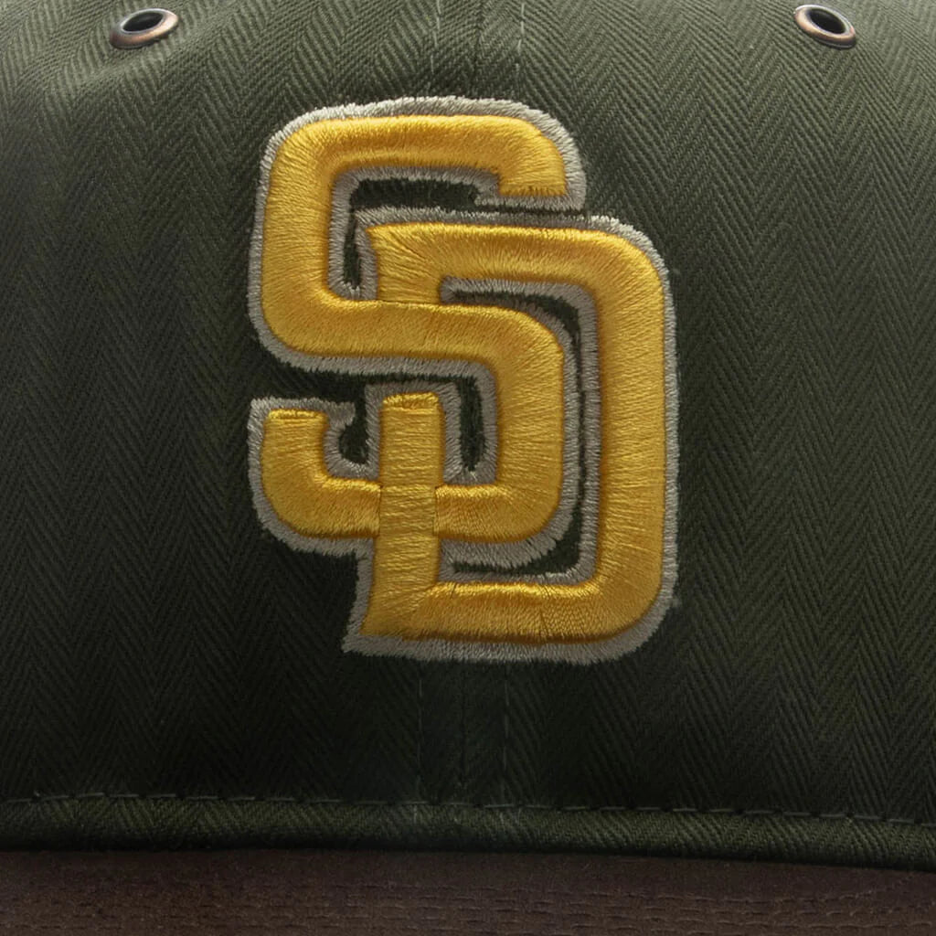 American Herringbone 59FIFTY Pre Curved San Diego Padres